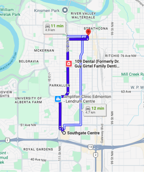 Dentist Near Southgate Centre Mall in Edmonton